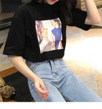 Printed Retro Tee - Ulzzang Studio