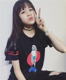 Skater Girl Japanese Tee - Ulzzang Studio