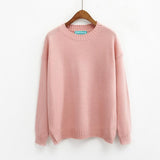 Basic Long Sleeve Sweater - Ulzzang Studio