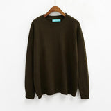 Basic Long Sleeve Sweater - Ulzzang Studio