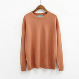 Basic Long Sleeve Sweater - Ulzzang Studio