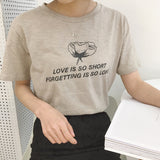 Rose Love Statement Tee - Ulzzang Studio