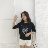 Rose Basic Tee - Ulzzang Studio