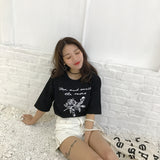 Rose Basic Tee - Ulzzang Studio