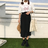 Rose Basic Tee - Ulzzang Studio