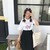 Rose Basic Tee - Ulzzang Studio