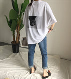 Aesthetic Art Printed Long Sleeve Tee - Ulzzang Studio