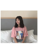 Printed Retro Tee - Ulzzang Studio