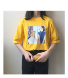 Printed Retro Tee - Ulzzang Studio