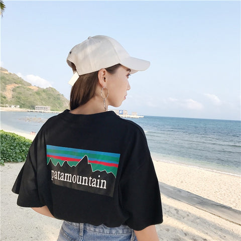 Mountain Printed Tee - Ulzzang Studio