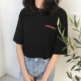 Harajuku Grunge Love & Hate Tee - Ulzzang Studio