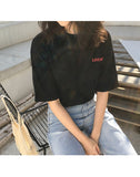 Harajuku Grunge Love & Hate Tee - Ulzzang Studio