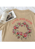 Harajuku Grunge Love & Hate Tee - Ulzzang Studio