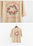 Harajuku Grunge Love & Hate Tee - Ulzzang Studio