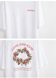 Harajuku Grunge Love & Hate Tee - Ulzzang Studio