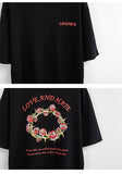 Harajuku Grunge Love & Hate Tee - Ulzzang Studio