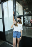 Little Flower Emboridered Tee - Ulzzang Studio