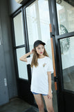 Little Flower Emboridered Tee - Ulzzang Studio