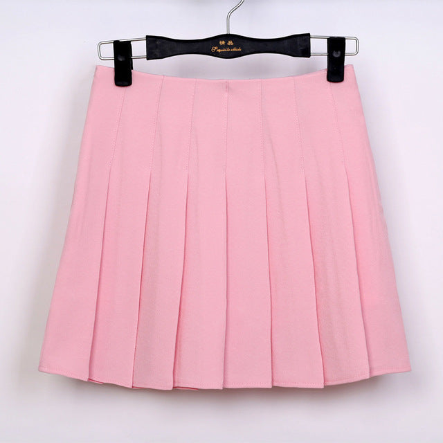 Pastel Color Pleated Skirt – Ulzzang Studio