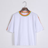 Rainbow Ribbon Top - Ulzzang Studio