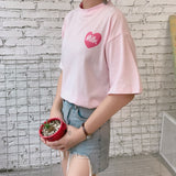 Strawberry Ichigo Japanese Milk Tee - Ulzzang Studio