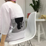 Aesthetic Art Printed Long Sleeve Tee - Ulzzang Studio