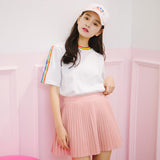 Rainbow Ribbon Top - Ulzzang Studio