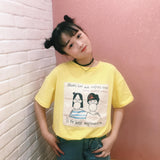 Love Statement Yellow Tee - Ulzzang Studio