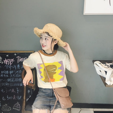 Dinosaur Tee - Ulzzang Studio