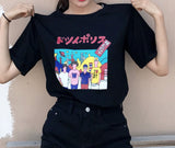 Japanese Cartoon Tee - Ulzzang Studio