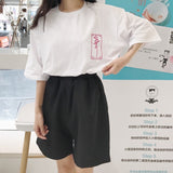 Japanese Geisha Aesthetic Tee - Ulzzang Studio