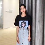 Aesthetic Retro Painting Tee - Ulzzang Studio