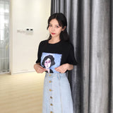 Aesthetic Retro Painting Tee - Ulzzang Studio