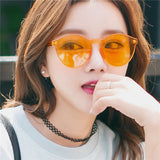 Tinted Transparent Glasses - Ulzzang Studio