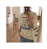 Bla Bla Bla Lettering Gossip Girl Tee - Ulzzang Studio