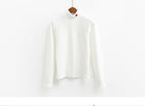 Heart Embroidered Sweater - Ulzzang Studio