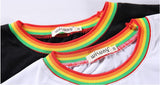 Rainbow Ribbon Top - Ulzzang Studio