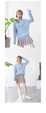 Basic Long Sleeve Sweater - Ulzzang Studio