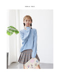 Basic Long Sleeve Sweater - Ulzzang Studio