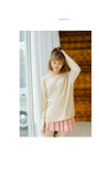 Basic Long Sleeve Sweater - Ulzzang Studio