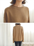 Basic Long Sleeve Sweater - Ulzzang Studio