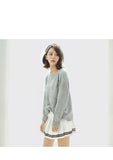 Basic Long Sleeve Sweater - Ulzzang Studio