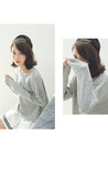 Basic Long Sleeve Sweater - Ulzzang Studio