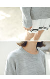 Basic Long Sleeve Sweater - Ulzzang Studio