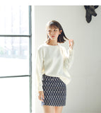 Basic Long Sleeve Sweater - Ulzzang Studio