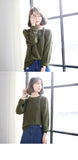 Basic Long Sleeve Sweater - Ulzzang Studio