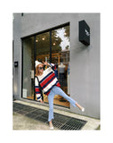 Stripes Color Pullover - Ulzzang Studio