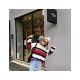 Stripes Color Pullover - Ulzzang Studio